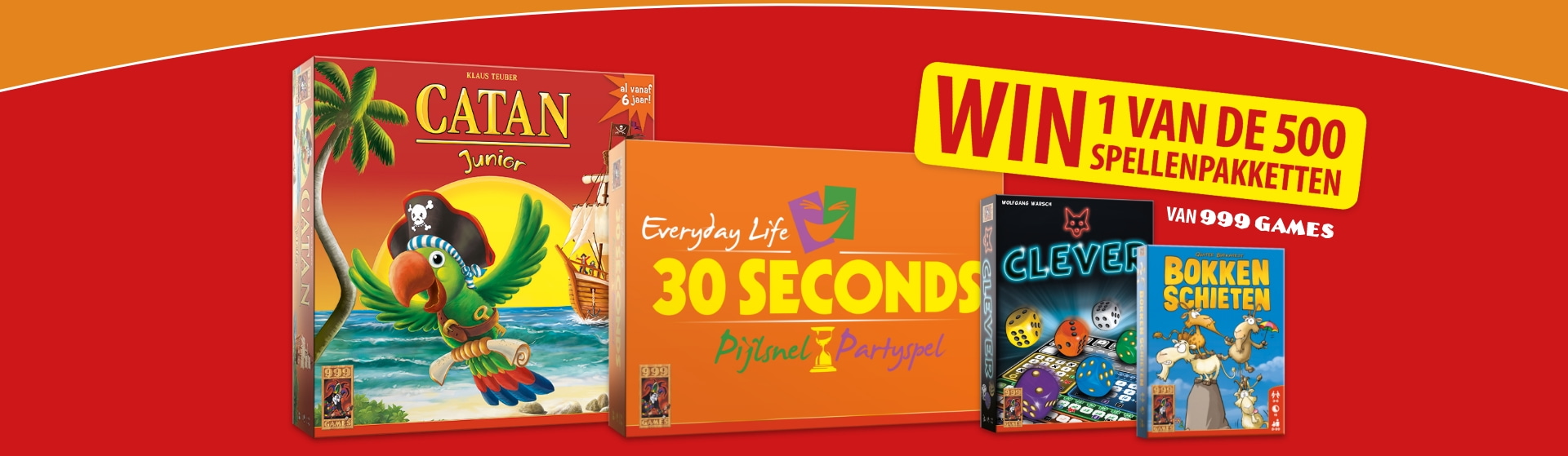 Win 1 van de 500 spellenpakketten